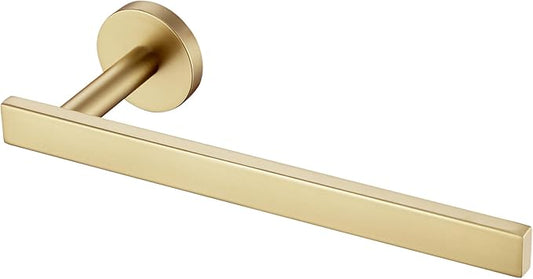 Hand Towel Rings Bathroom Towel Holder Modern Small Bath Towel Bars Stainless Steel Wall Mounted Brushed Gold AN3001GD