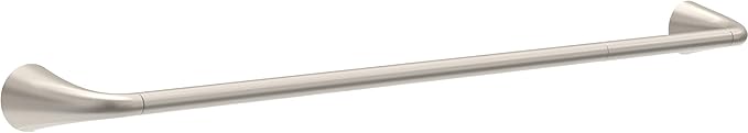 Delta Arvo (1-Pack) 18'' w/ 6" Extender Towel Rack for Bathroom SpotShield Brushed Nickel Extendable 18-24" Towel Bar for Bathroom Wall Towel Holder Rod Wall Mounted ARV18-DN