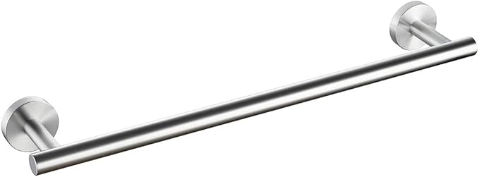 Miyili 15.75-Inch Bathroom Towel Bar SUS 304 Stainless Steel Towel Holder Rack Wall Mount Brushed Finish, A01N40A