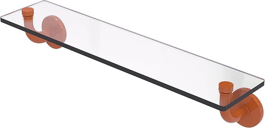 Allied Brass RM-1-22-ASP Remi Collection 22 Inch Glass Vanity Shelf with Beveled Edges, Autumn Sparkle