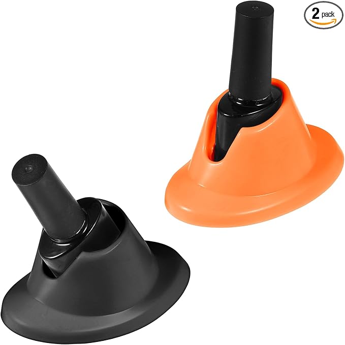 YUXIANLB 2PCS Nail Polish Bottle Holder Soft Rubber Nail Polish Bottle Holder Anti-Spill Bottles Stand Nails Holders For Painting Manicure Display Tools Nails Polishes Accessories Nailart Supplies