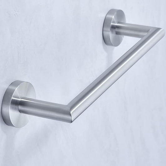 12 Inch Hand Towel Bar Bathroom Towel Holder,Bath Accessories Thicken Stainless Steel Shower Towel Rack,Kitchen Dish Cloth Hanger Wall Mount Brushed Steel,96018-2-12BS.