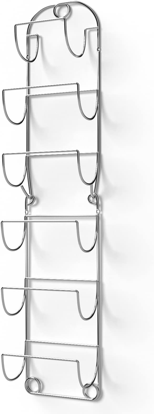 Towel Racks for Bathroom Wall Mounted Metal Wine Rack Towel Shelf Towel Holder for Bath Chrome