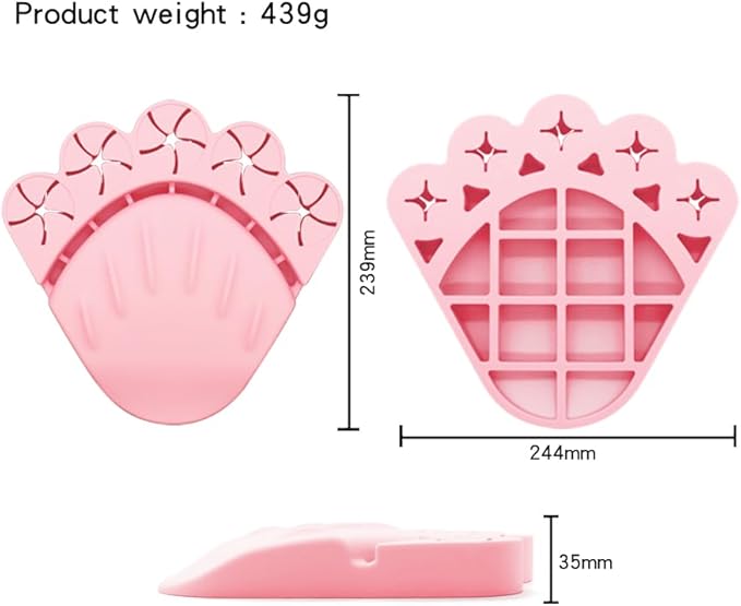 Anti Spill Free Tilt Nail Polish Bottle Holder, Home Fingernail Polish Stand Arm Rest Pad,Art Tool Nail Paint Tech Mat Polish Bottle Organizer Manicure Accessories