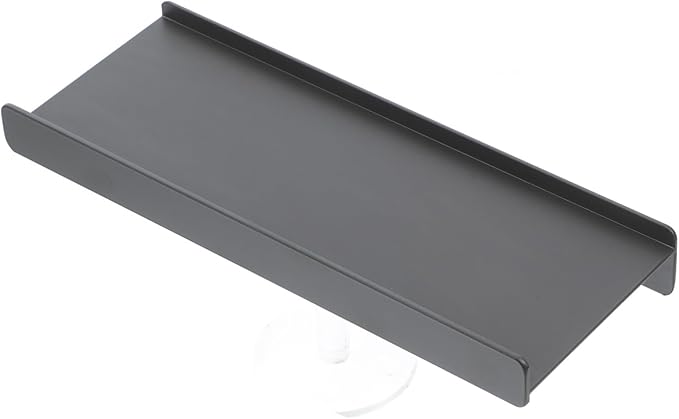 Small Shelves for Bathroom Wall Aluminum Alloy Floating Shelf Wall-Mounted Mirror Front Storage Space-Saving Organizer