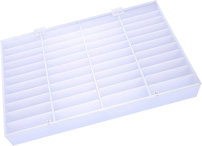 Nail Acrylic Organizers,Nail Acrylic Organizers And Storage, Nail Display Box Empty Nail Tips Storage Box Clear Nail Art Decoration Container Fake Nail Display Case Fake Nail Storage
