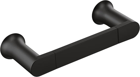 Moen Genta LX Modern Single Kitchen or Bathroom Towel Bar, 6.8-Inch, Matte Black, BH3886BL
