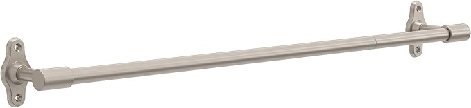Franklin Brass Calloway (1-Pack) 18'' Towel Rack w/ 6" Extender for Bathroom Satin Nickel Towel Bar for Bathroom Wall Mounted Towel Holder Rod CLWY26-SN