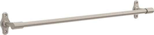 Franklin Brass Calloway (1-Pack) 18'' Towel Rack w/ 6" Extender for Bathroom Satin Nickel Towel Bar for Bathroom Wall Mounted Towel Holder Rod CLWY26-SN