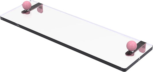 Allied Brass Prestige Regal Collection Glass Vanity Shelf with Beveled Edges
