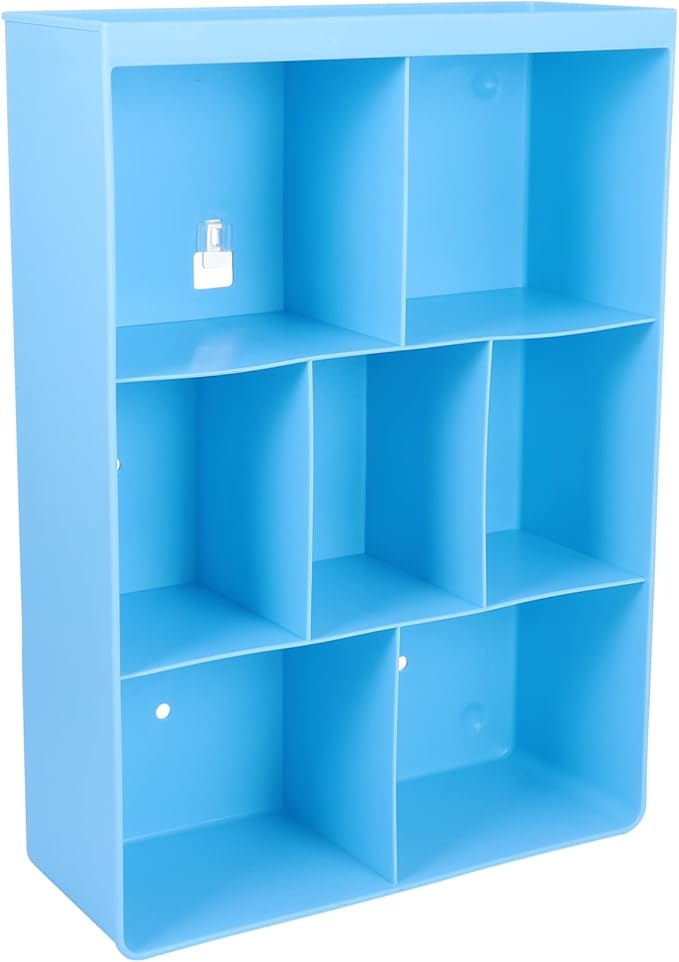 1Pc Adhesive Wall Storage Rack Material Versatile Wall Mounted Shelf for Bathroom Kitchen Cosmetic Organization Stylish for Home
