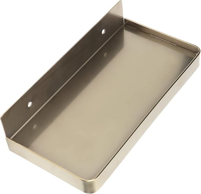 Bathroom Shelves, 7.3X3.5in Stainless Steel Wall Mounted Toilet Phone Holder Shelf, Phone Storage Shelf for Household Bathrooms, Toilets, Kitchens, Showers (Gold)