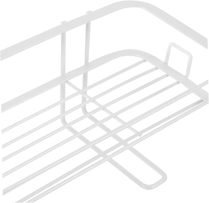 PRETYZOOM Over The Toilet Shelf Wall Mounted Storage Rack for Bathroom Sturdy Iron Organizer Cabinet 4 Shelves
