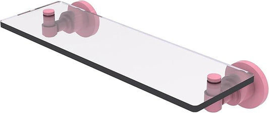Allied Brass Washington Square Collection Glass Vanity Shelf with Beveled Edges