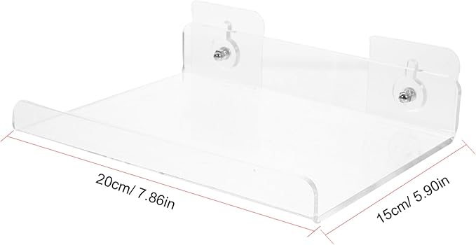 Bathroom Organizer Cabinet Wall Shelf for Bathroom Acrylic Floating Shelf Wall-Mounted Storage Rack