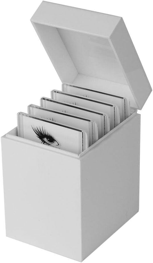 10 Layers Eyelash Extension Storage Box Makeup Cosmetic Organizer False Eyelash Display Holder Case