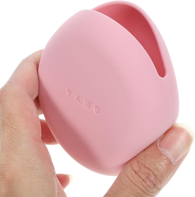 Healeved Portable Makeup Puff Storage Case Compact Silicone Powder Puff Holder Travel Makeup Sponge Organizer for Women and Girls