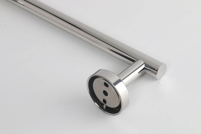 TocTen Bath Towel Bar - Thicken SUS304 Stainless Steel Bathroom Towel Holder, Towel Rod for Bathroom Heavy Duty Wall Mounted Towel Rack Hanger (36IN, Polished Chrome)