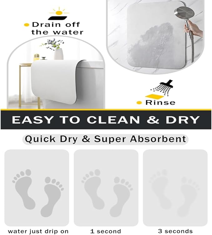 Shower Curtain Set with Non-Slip Quick Dry Rugs16 x 24" and Bathroom Colorful Boho Floral Print Waterproof Fabric Bath Shower Curtain 72" x 72"