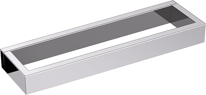 TNOMS Single Towel Bar Towel Holder Bathroom Hardware Accessories,Stainless Steel Wall-Mounted Towel Rack Towel Rail,12 Inches Polished Chrome