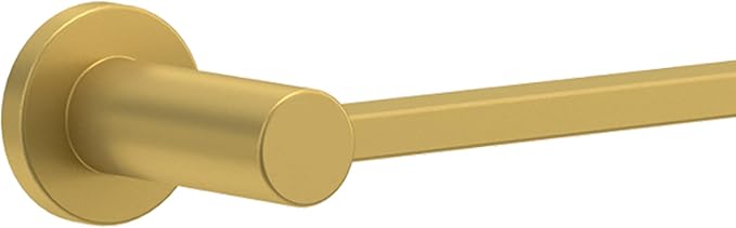 Franklin Brass Kildare (1-Pack) 18'' Towel Rack w/ 6" Extender for Bathroom Satin Gold Towel Bar for Bathroom Wall Mounted Towel Holder Rod KLD26-SG