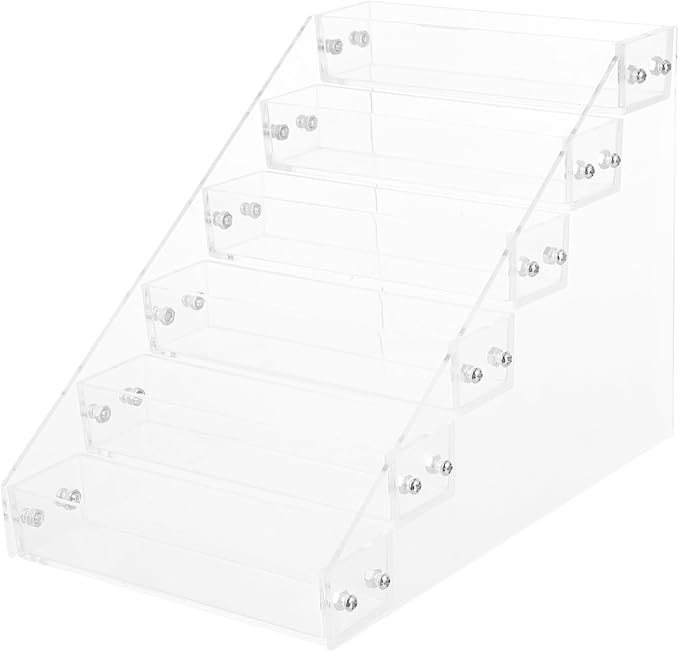 Nail Polish Display Stand Acrylic Organizer Storage Rack for Nail Stuff Desktop Lip Gloss Holder