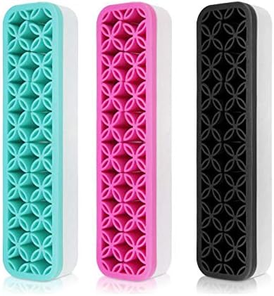 Silicone Makeup Brush Holder Beauty Tools Organizer Display Stand Cosmetic Storage Sewing and Quilting Notion Stash and Store ?€? (Black)