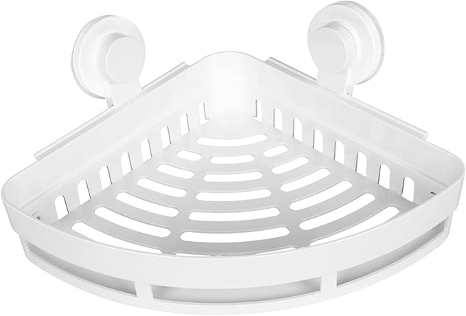 Bathroom Organizer Over Toilet Storage Basket Adhesive Triangular Toiletry Shelf Household Corner Rack