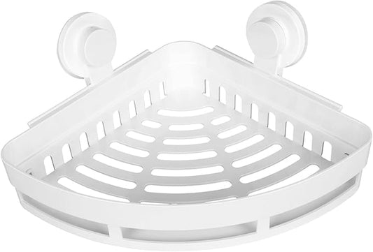 Bathroom Organizer Over Toilet Storage Basket Adhesive Triangular Toiletry Shelf Household Corner Rack