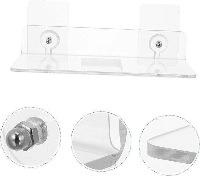 Multi-Functional Wall-Mounted Rack Acrylic Storage Bathroom Shelves Save Space Modern Design