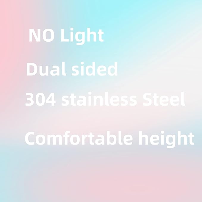 Silver Makeup Mirror 1X/10X Free Standing 8 Inches 360 Swivel Dual-Sided Tabletop Makeup Mirror, Metal