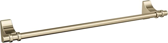 Amerock BH36053BBZ | Golden Champagne Towel Bar | 18 in (457 mm) Towel Rack | Davenport | Bathroom Towel Holder | Bathroom Hardware | Bath Accessories