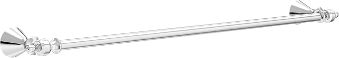 Delta Vessona (1-Pack) 24'' Towel Rack for Bathroom Polished Chrome Towel Bar for Bathroom Wall Towel Holder Rod Wall Mounted VES24-PC