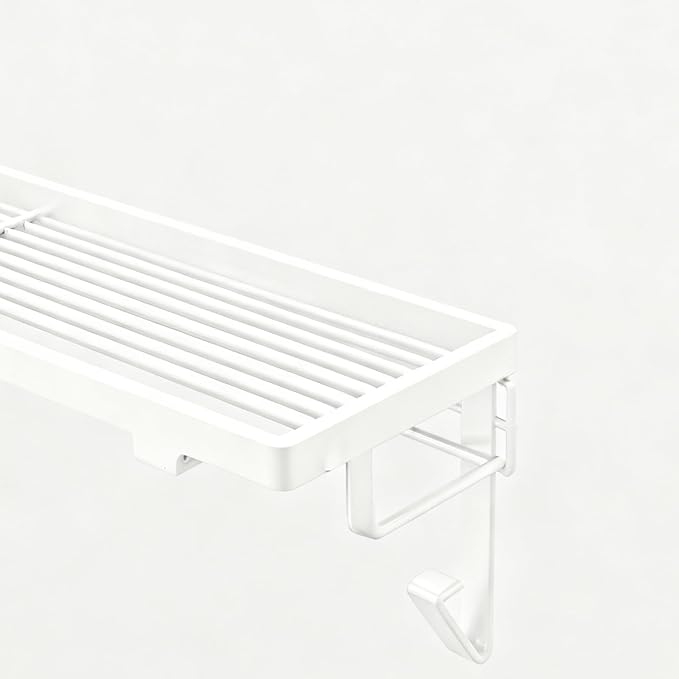 Radiator Cover Shelf - Iron Storage Rack No Drilling, Heat-Resistant Radiator Top Cover for Hotel Dorm Apartment Bedroom Living Room Bathroom Kitchen, Multifunctional Storage and Decorative Shelf for