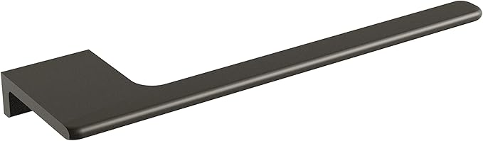HELVEX Access Collection Small Towel Bar Bathroom Accessory, Bathroom Towel Holder Bathroom Hardware, Matte Black Finish UACC-109-MB