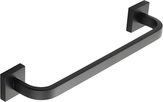 Alise 16'' Towel Bar for Bathroom,Towel Holder Black Towel Racks for Bathroom Wall Mount,SUS304 Stainless Steel Towel Rail Towel Hanger for Wall,Matte Black