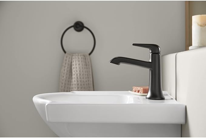 Kohler K-21955 Tempered 6-7/8" Wall Mounted Towel Ring - Vibrant Polished Nickel
