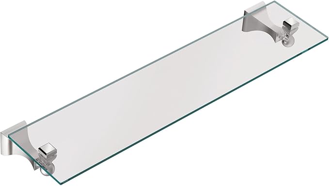 Moen DN8390CH Retreat Glass Vanity Shelf, Chrome