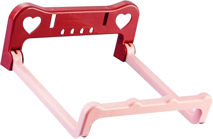 2PCS Washbasin Rack, Foldable Washbasin Storage Rack Wall Mounted Hanging Shelf for Bathroom Kitchen (Pink)