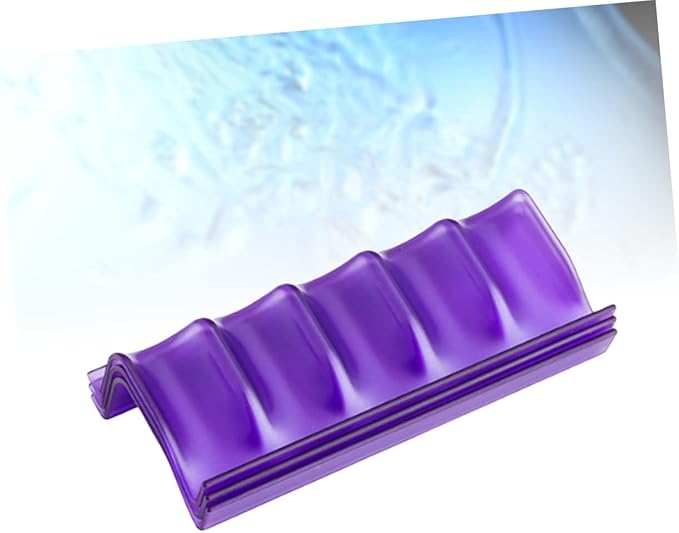 1pc Essential Oil Bottle Storage Rack Slot Foldable Organizer for Home Office Purple for Displaying Organizing Essential Oils Easy Access Label Viewing