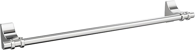 Amerock BH3605326 | Chrome Towel Bar | 18 in (457 mm) Towel Rack | Davenport | Bathroom Towel Holder | Bathroom Hardware | Bath Accessories
