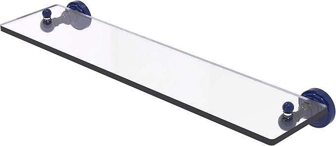 Allied Brass Waverly Place Collection Glass Vanity Shelf with Beveled Edges