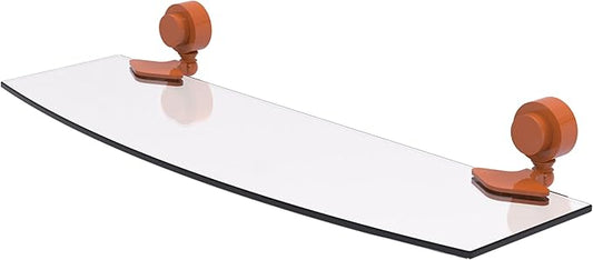 Allied Brass Venus Collection Glass Shelf with Smooth Accents