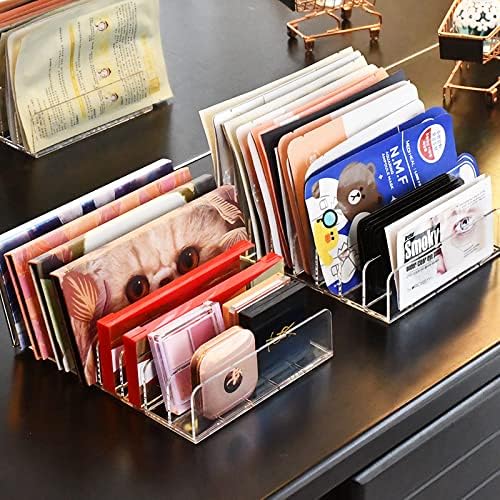 Makeup Organizer, 7 Section Divided Makeup Palette Organizer for Vanity Drawer Countertop Modern Cosmetics Storage for Eyeshadow Palette, Contour Kit, Blush
