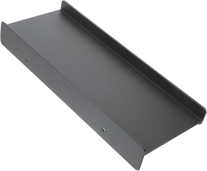 Aluminum Alloy Bathroom Shelf Organizer Wall Mounted Floating Rack for Makeup Storage Space-Saving Partitioned Design Humidity-Resistant Kitchen Wall Shelf