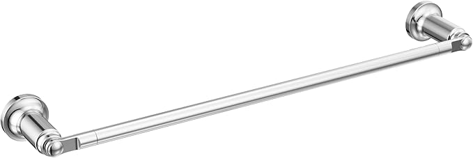 Delta Saylor (1-Pack) 18'' Towel Rack for Bathroom Polished Chrome Towel Bar for Bathroom Wall Towel Holder Rod Wall Mounted 73518