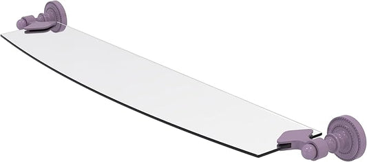 Allied Brass DT-33/24-LVN Dottingham Collection 24 Inch Glass Shelf, Lavender
