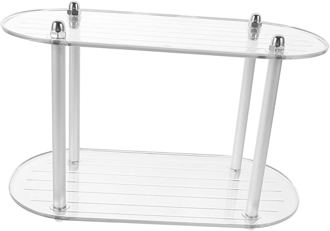 Detachable Rack for Desktop Simple Style Organizer for Toiletries Cosmetics and Home Supplies Space-Saving Display Shelf for Bathroom and Bedroom