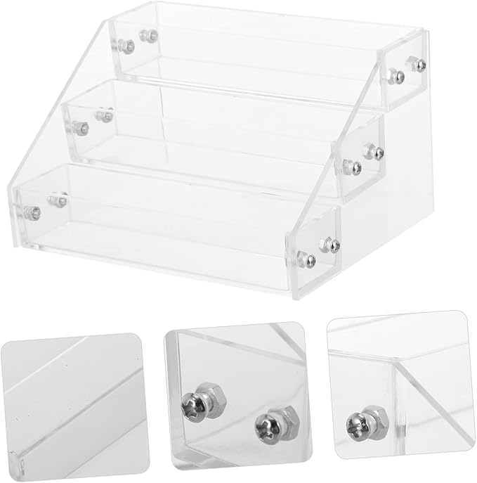 Nail Polish Display Acrylic Salon Rack Organizer Wall Holder Manicure Tool Storage