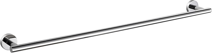 SEIDO Towel Holder Chrome with 21.4" Usable Length, 304 Stainless Steel Towel Bar for Bathroom Wall, 24 Inch Towel Racks for Bathroom, Polished Chrome